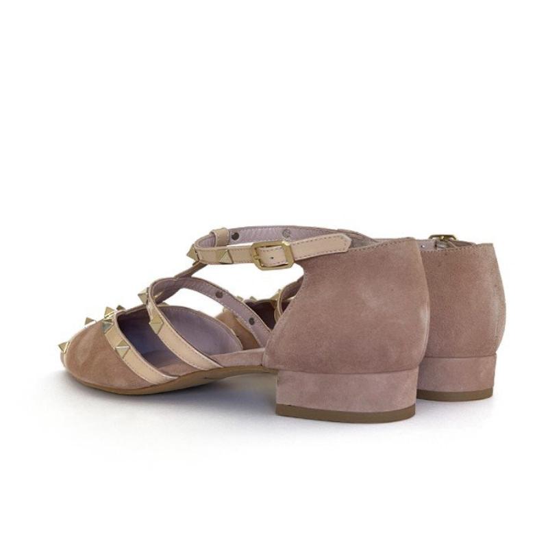 Chic Studded Flat Sandal