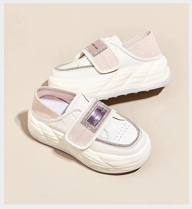 Breathable Soft Sole Glitter Velcro Shoes