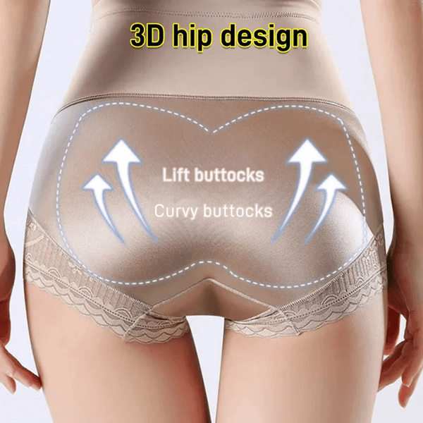 Silk High Waist Shaping Antibacterial Panties