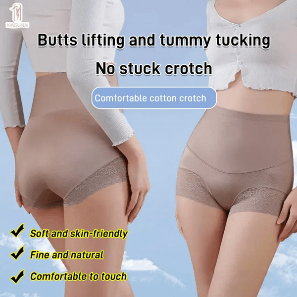 Silk High Waist Shaping Antibacterial Panties