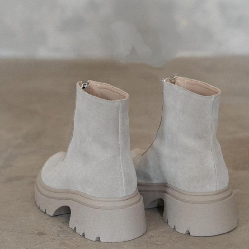 Zip-Front Boots