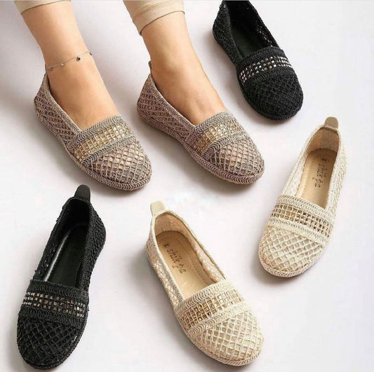 Chic hollow breathable casual women's shoes