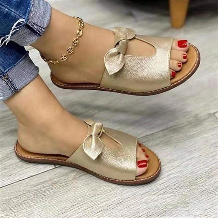 Bow tie women's sandals