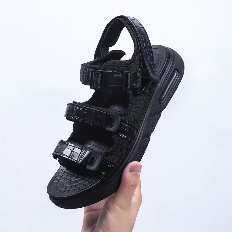 Leather soft sole casual men's sandals