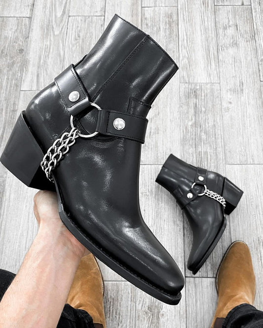 Men's Fashion Chain Boots