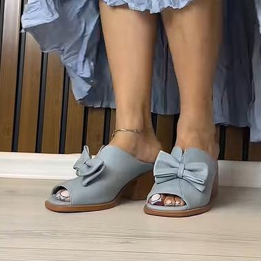 Women's SS24 Bow Chunky Sandals