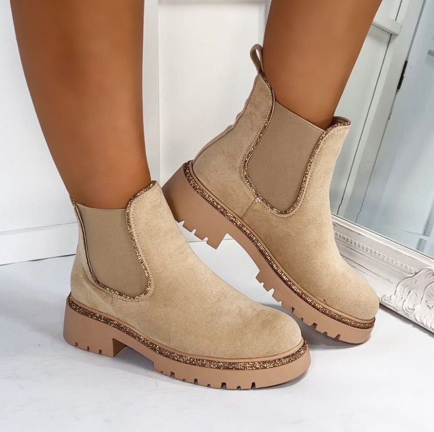 Comfortable Suede Chelsea Boots