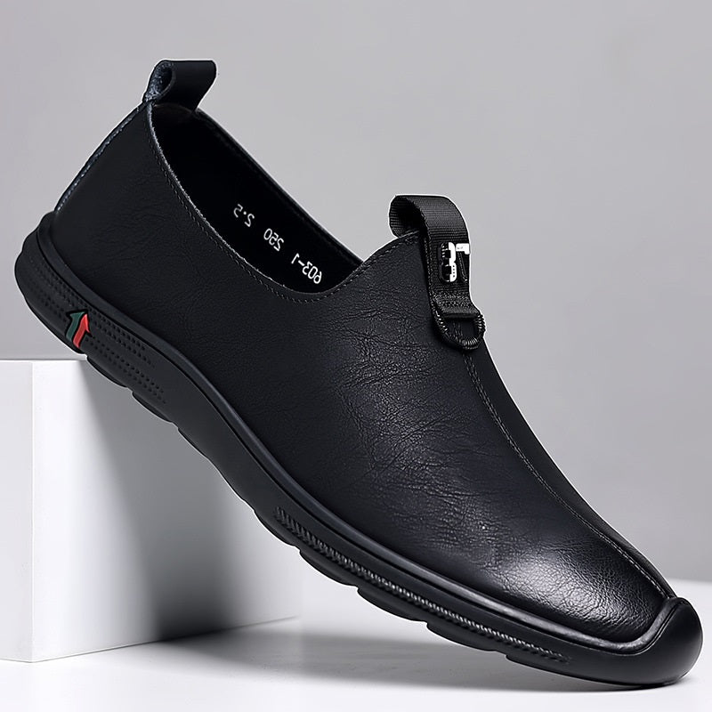 Soft leather waterproof casual men's shoes
