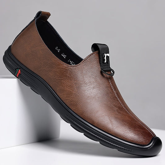 Soft leather waterproof casual men's shoes