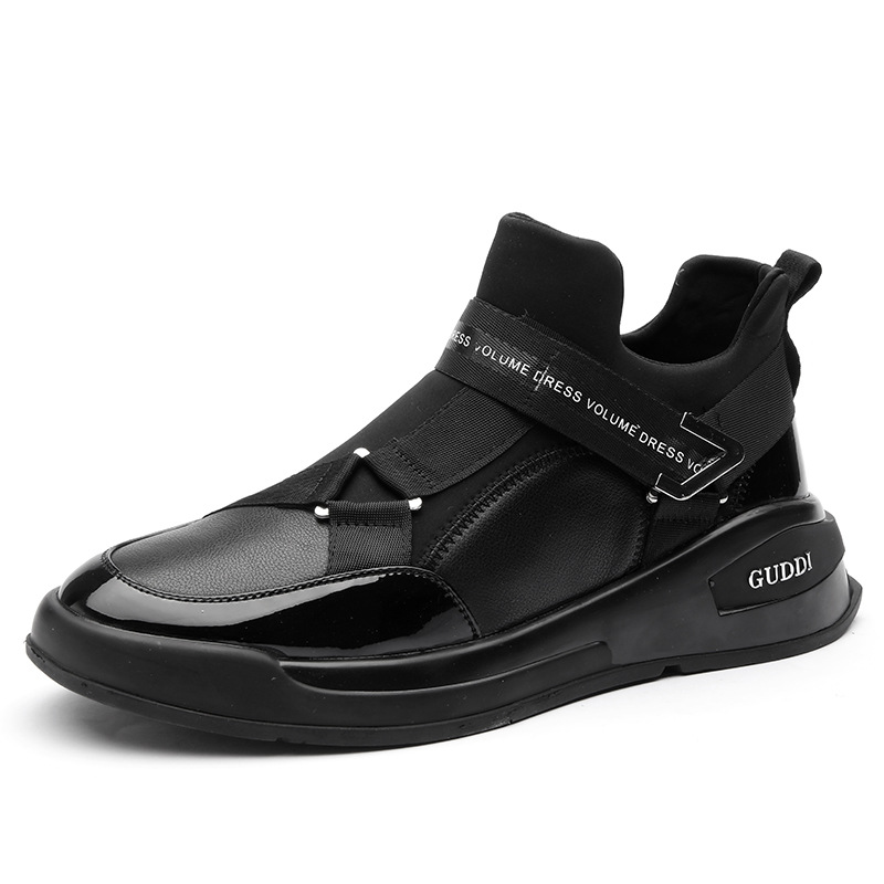 Italian Leather Velcro Casual Shoes
