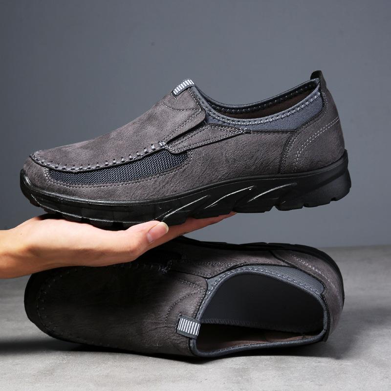 Leather non-slip casual shoes