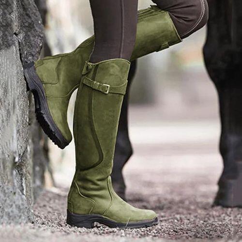 Waterproof & Durable Leather Long Boots