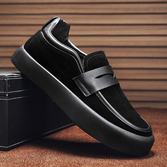 Pure suede versatile casual shoes