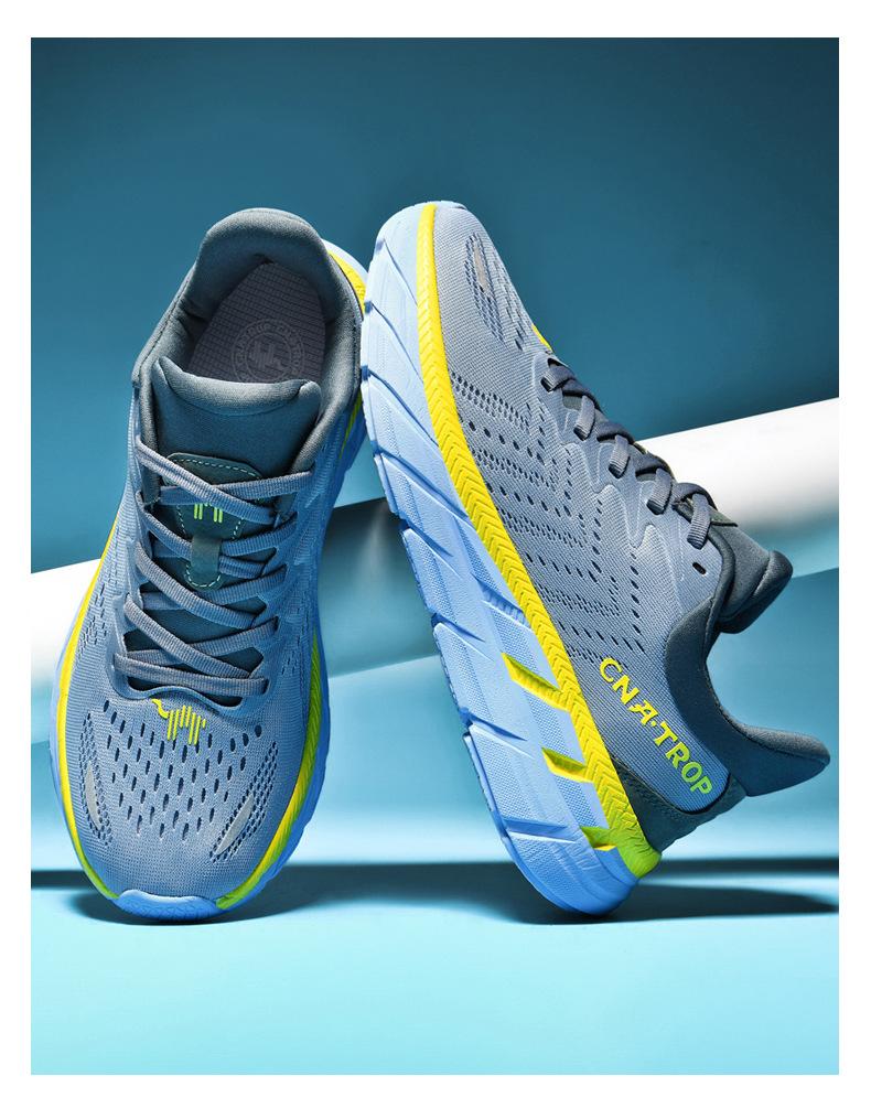 Strong elastic soft sole shock-absorbing casual shoes