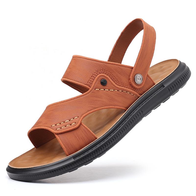 Men's Soft Sole Cushioned Leather Sandals